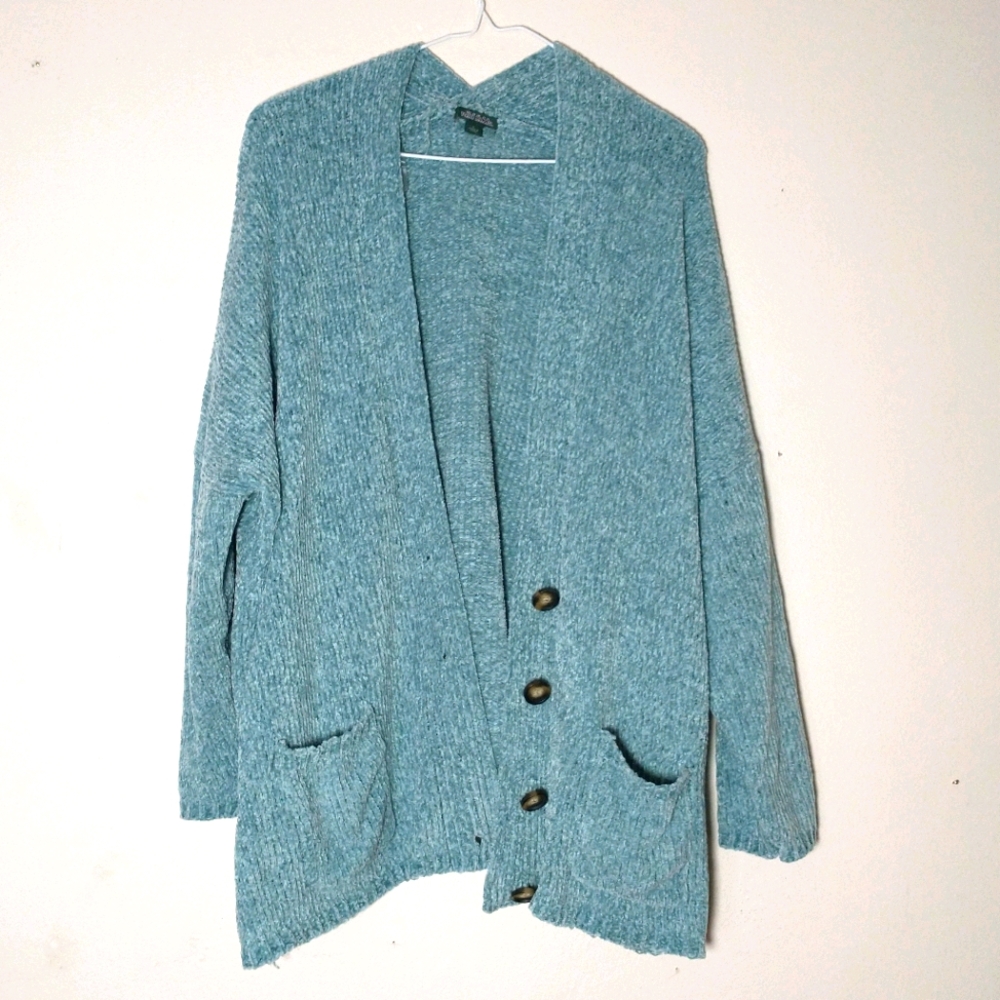 Chenille cardigan